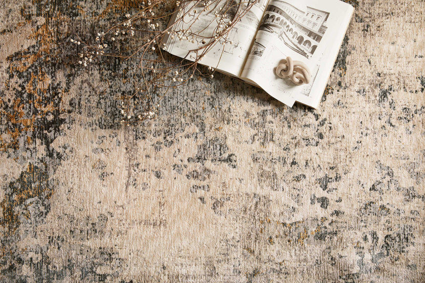 Axel Rug 04 | Ocean / Beige