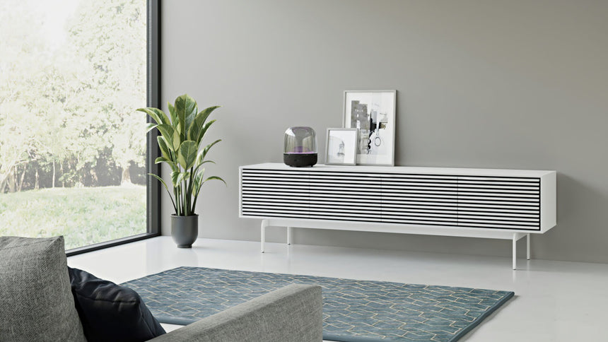 Align 7473 | Low 4 Door Media & Storage Console