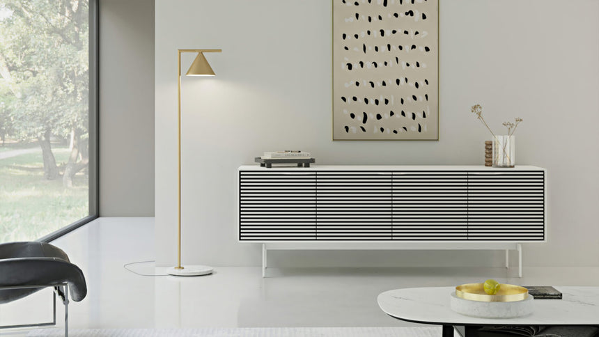 Align 7473 | Low 4 Door Media & Storage Console