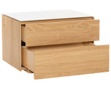 Rustic Oak with Porcelain | Mobican Avita Night Table | Valley Ridge Furniture