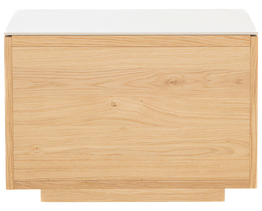 Rustic Oak with Porcelain | Mobican Avita Night Table | Valley Ridge Furniture