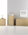 Matte White Oak | Mobican Azura Double Dresser | Valley Ridge Furniture