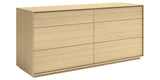 Matte White Oak | Mobican Azura Double Dresser | Valley Ridge Furniture