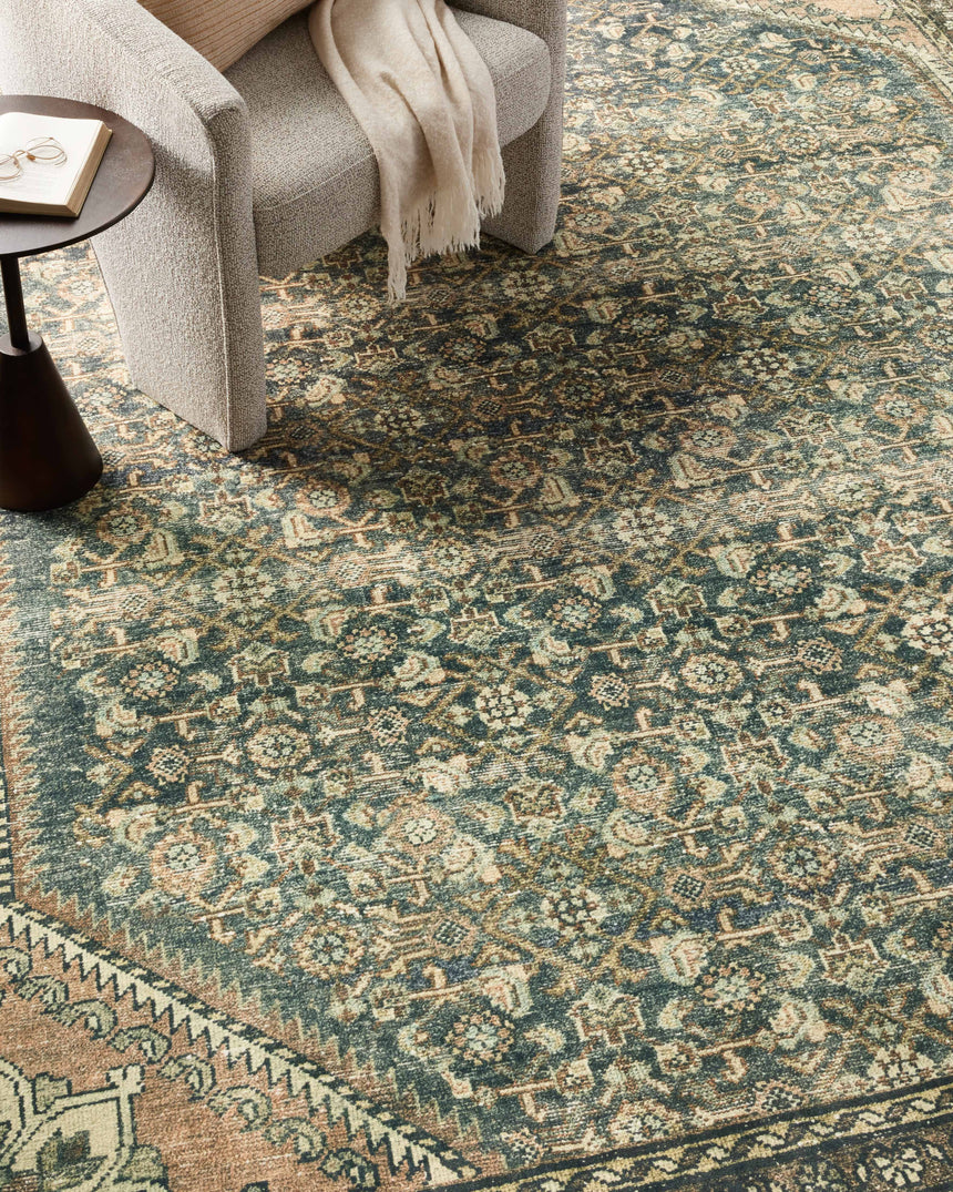 Banks Rug 02 | Denim / Clay