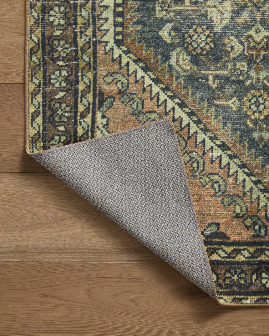 Banks Rug 02 | Denim / Clay