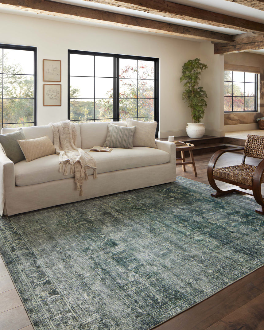 Banks Rug 03 | Blue / Lagoon