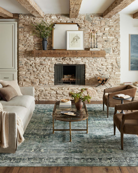 Banks Rug 03 | Blue / Lagoon
