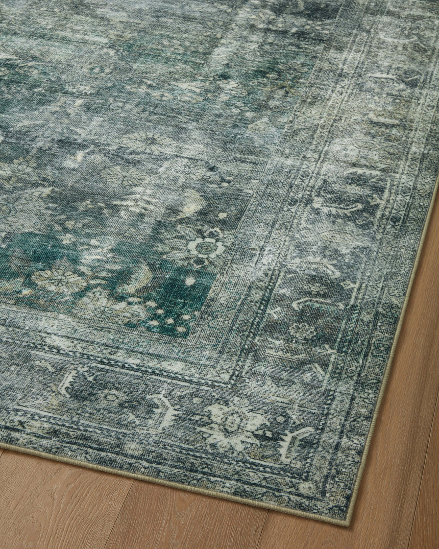 Banks Rug 03 | Blue / Lagoon