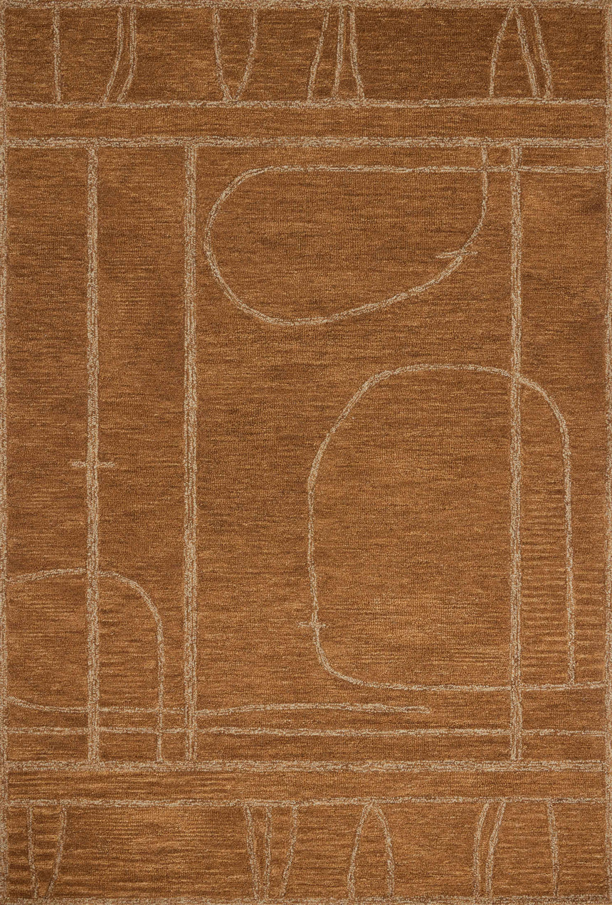 Barrow Rug 03 | Clay / Natural