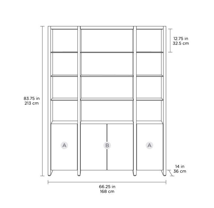 Linea | 3-Shelf System