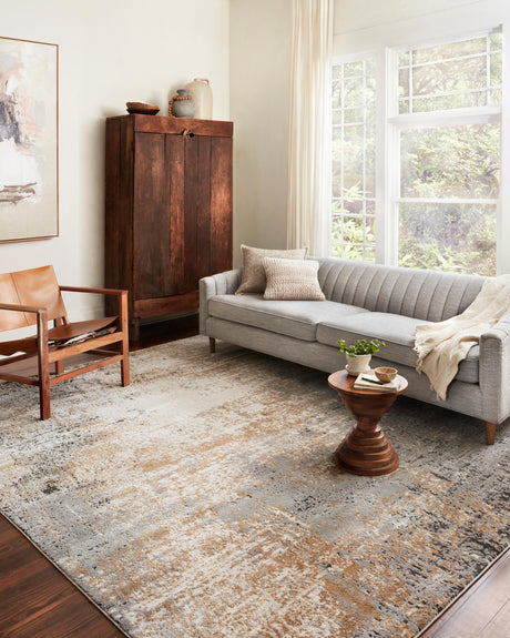 Bianca Rug 01 | Stone / Gold