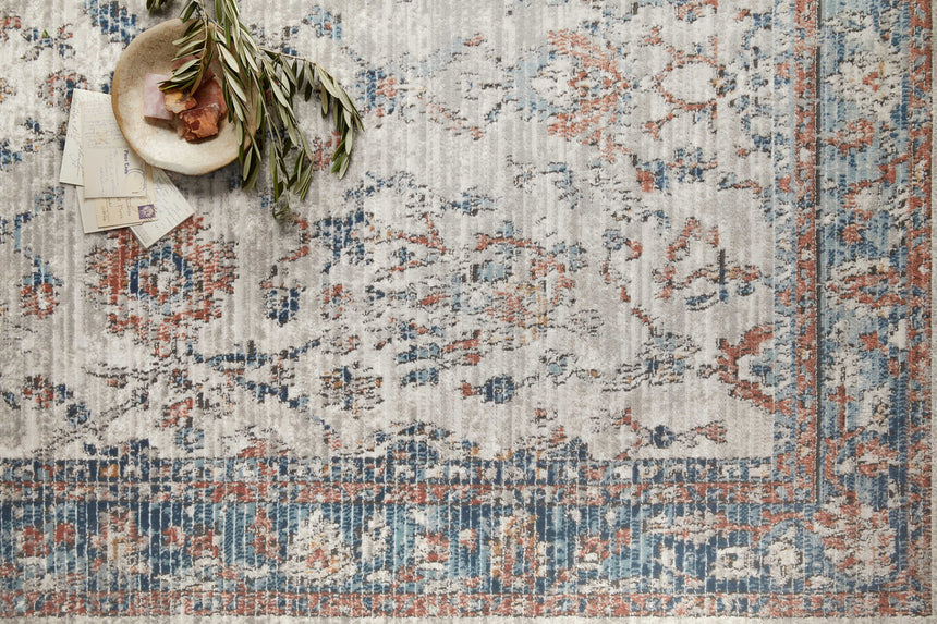 Bianca Rug 05 | Dove / Multi