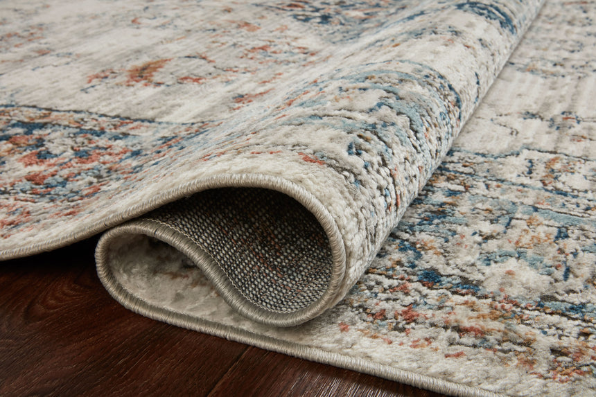 Bianca Rug 10 | Ivory / Ocean