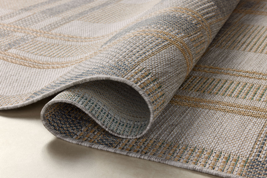 Birch Rug 05 | Bone / Gold
