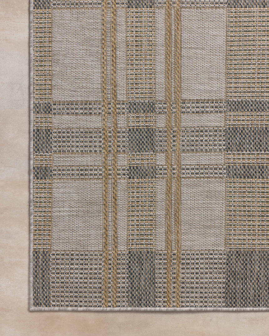 Birch Rug 05 | Bone / Gold