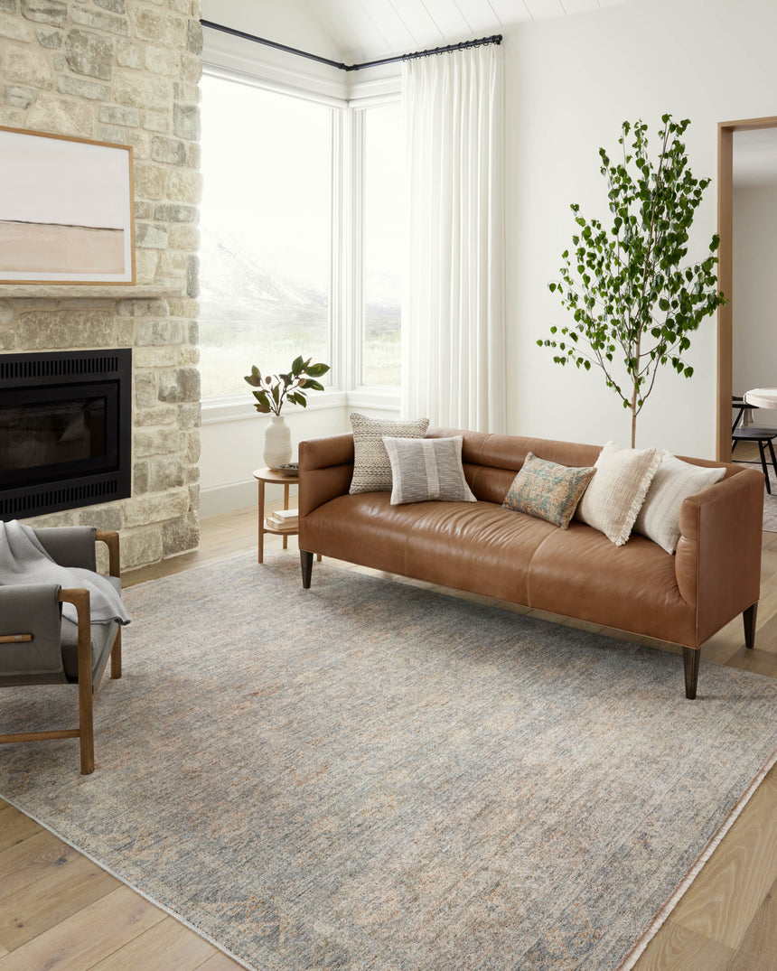Blake Rug 01 | Sky / Beige