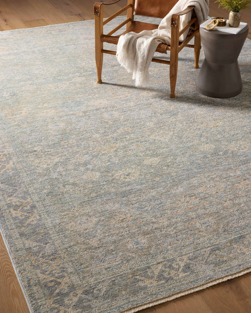 Blake Rug 01 | Sky / Beige