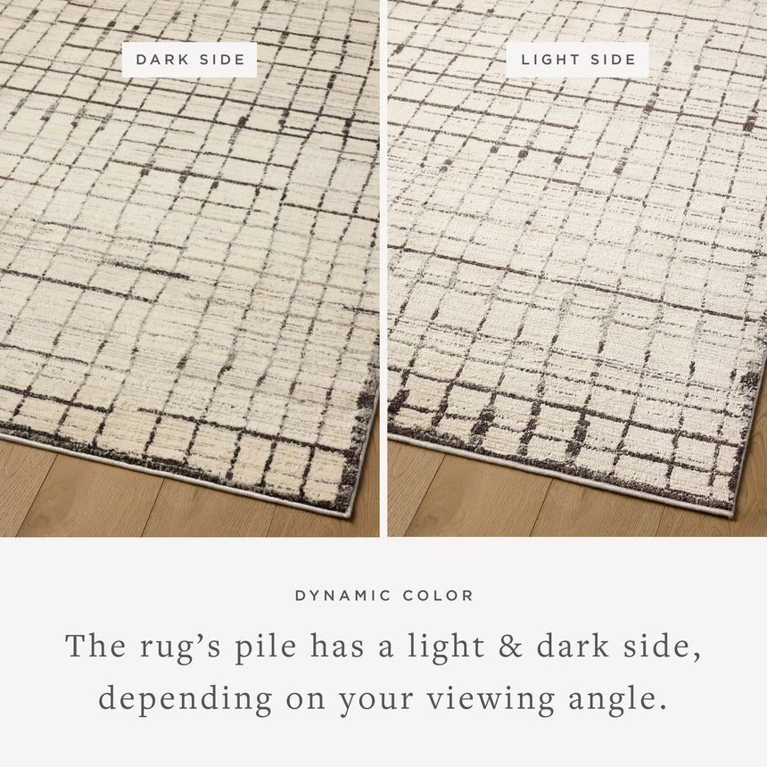 Bleecker Rug 01 | Ivory / Charcoal