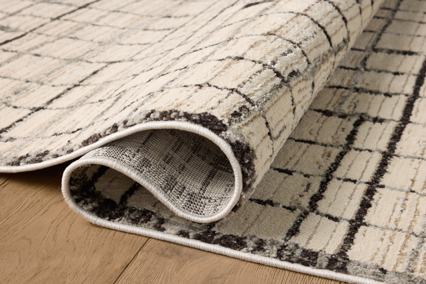 Bleecker Rug 01 | Ivory / Charcoal