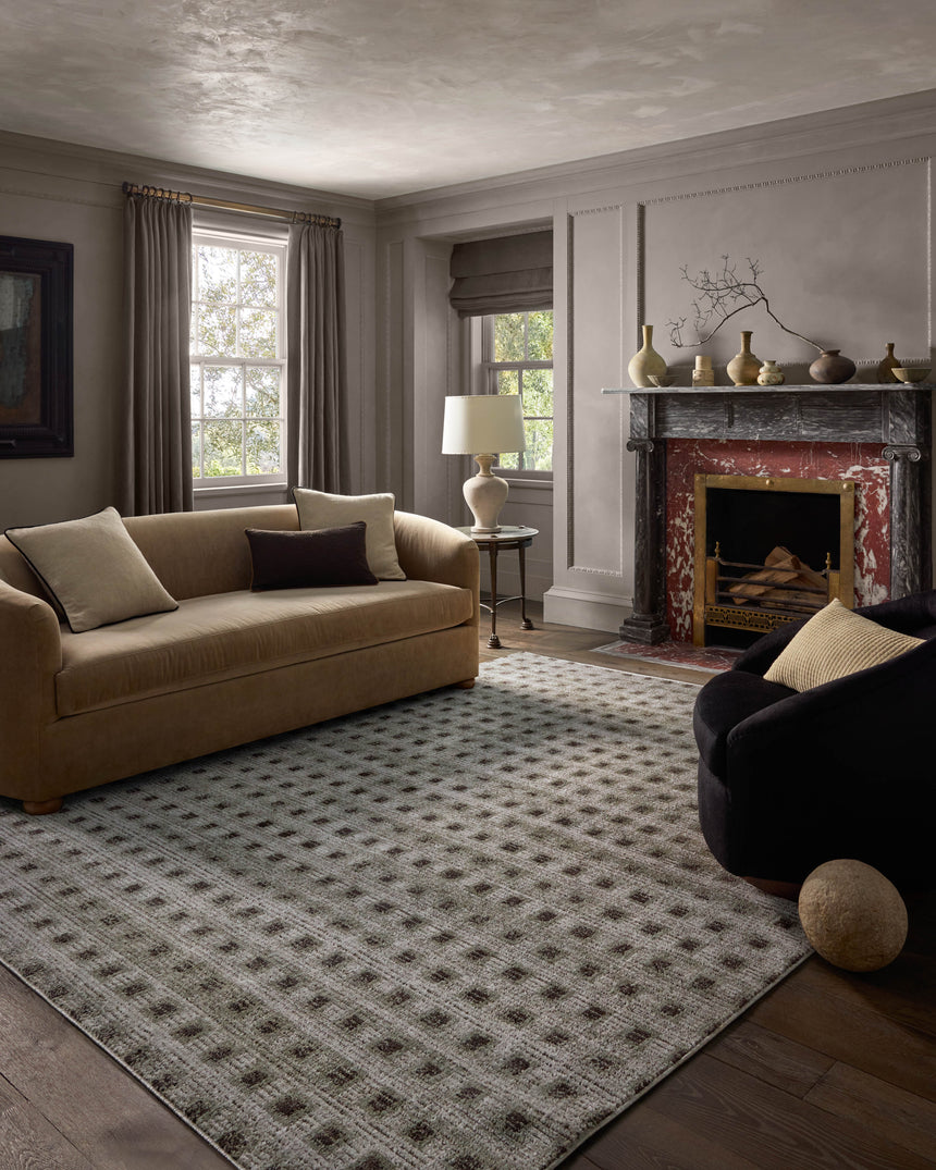 Bleecker Rug 06 | Silver / Charcoal