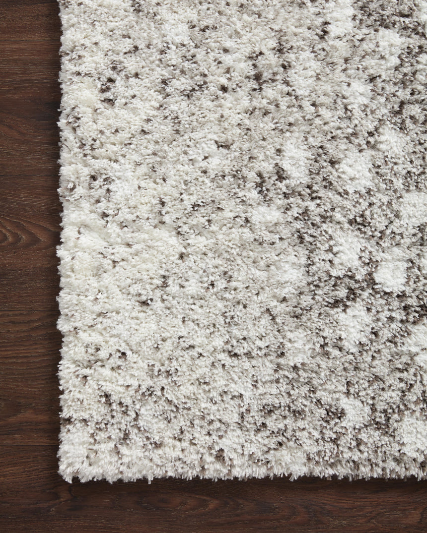 Bliss Shag Rug 01 | Grey / White