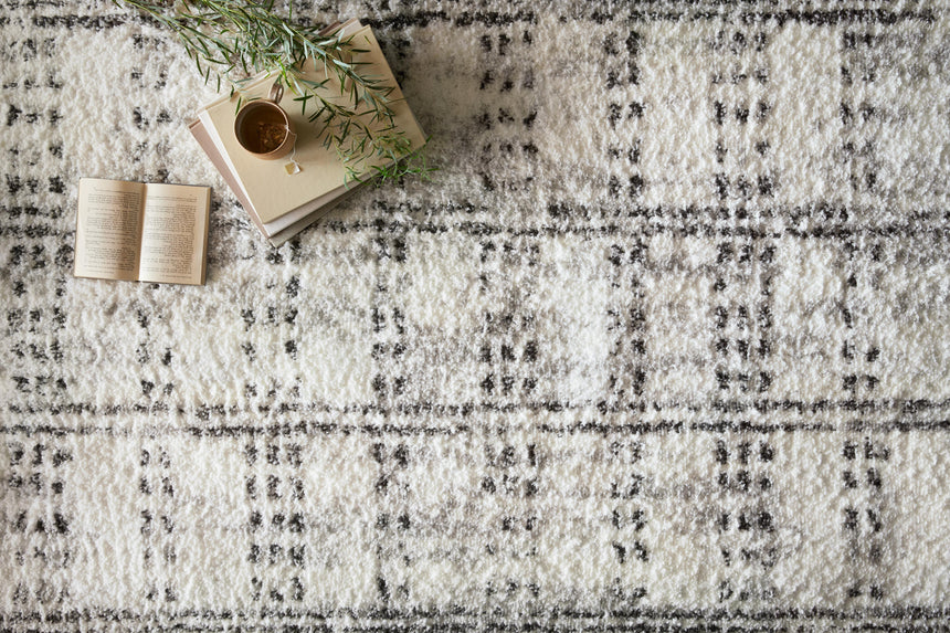 Bliss Shag Rug 03 | Cream / Grey