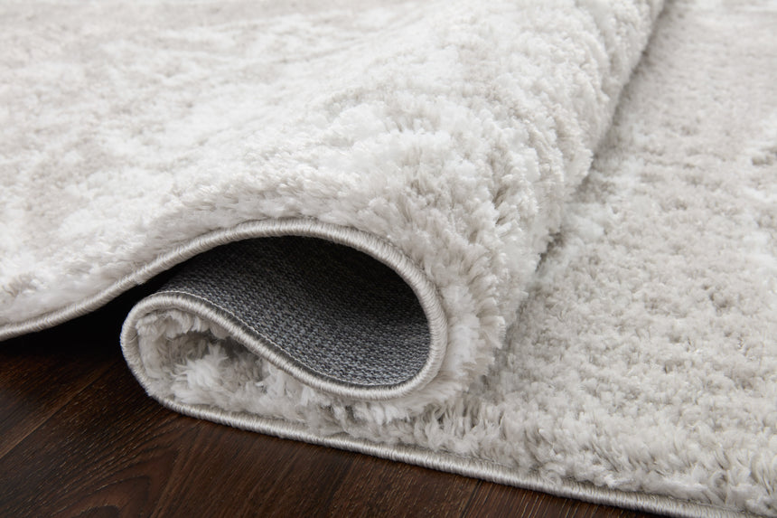 Bliss Shag Rug 06 | Grey / White