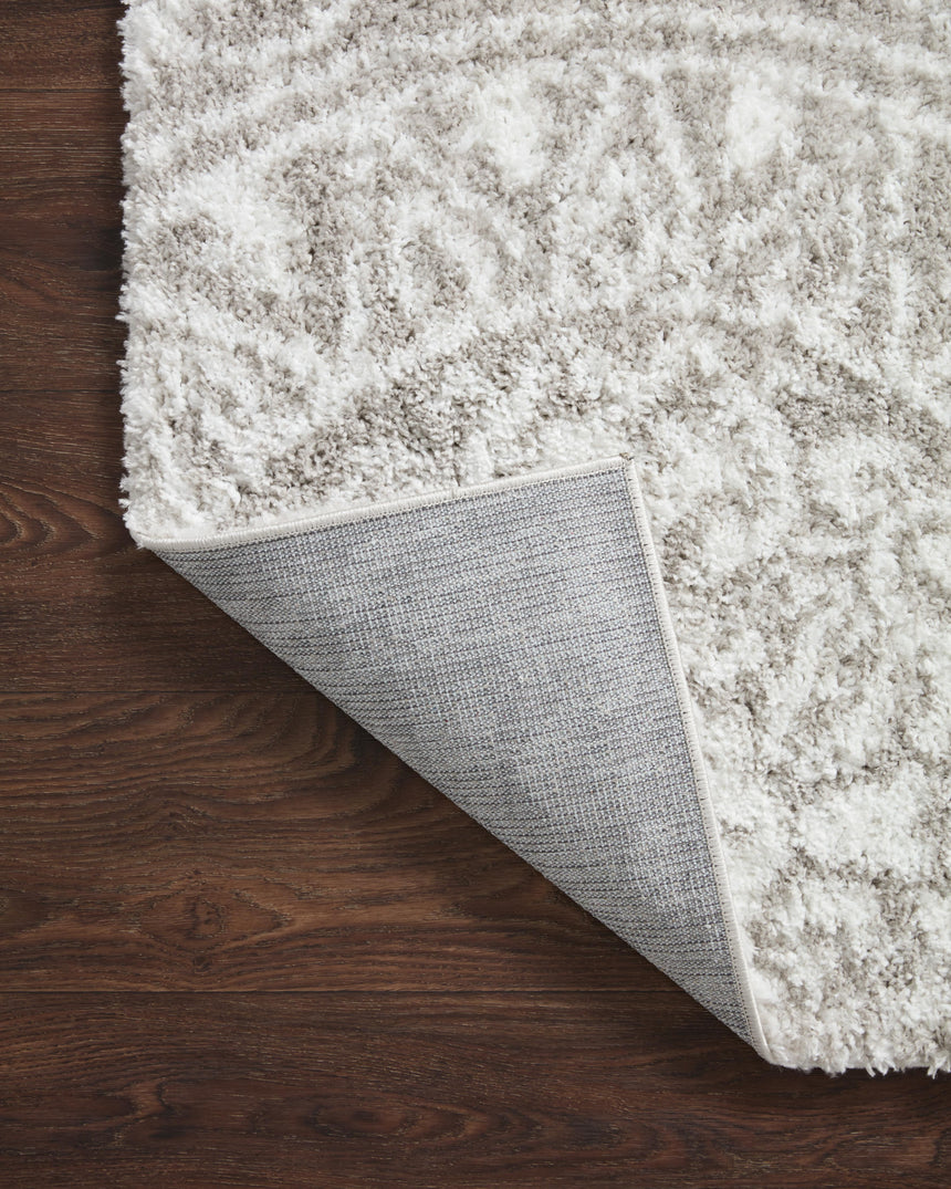 Bliss Shag Rug 06 | Grey / White