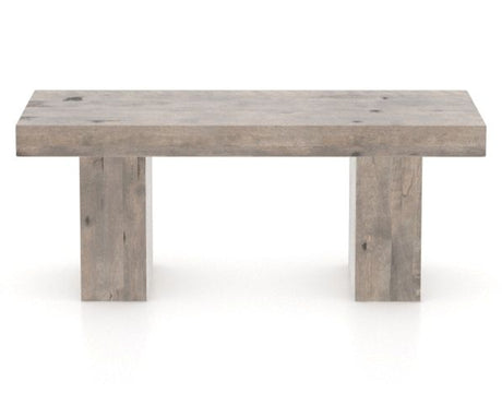 Canadel Loft Wood Bench 5054 in 42in Length, back view