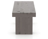 Canadel Loft Wood Bench 5054 in 29 Hazelnut Washed and 42in Length, side view
