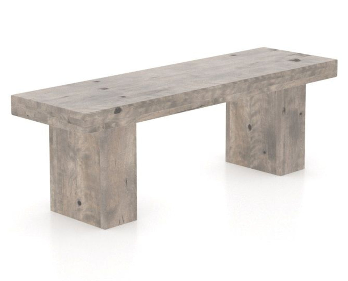 Canadel Loft Wood Bench 5054 in 54in Length, three-quarter view