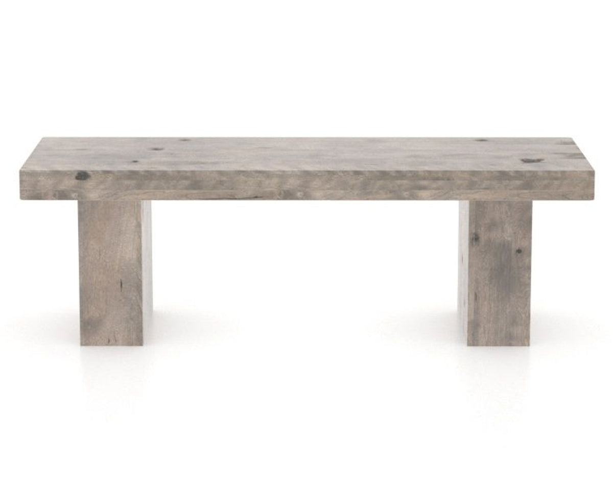Canadel Loft Wood Bench 5054 in 54in Length, front view