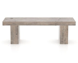 Canadel Loft Wood Bench 5054 in 54in Length, back view
