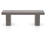 Canadel Loft Wood Bench 5054 in 29 Hazelnut Washed and 54in Length, front view