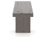 Canadel Loft Wood Bench 5054 in 29 Hazelnut Washed and 54in Length, side view
