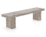 Canadel Loft Wood Bench 5054 in 70in Length, three-quarter view