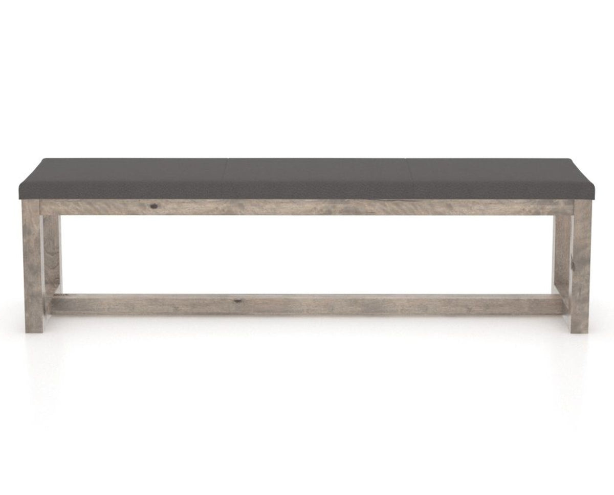 Canadel Loft Upholstered Bench 5070 in 70.5in Length, front view