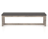 Canadel Loft Upholstered Bench 5070 in 70.5in Length, front view
