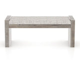 Canadel Loft Upholstered Bench 5073 in FP Crypton® and 08 Shadow, back view