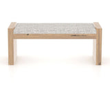 Canadel Loft Upholstered Bench 5073 in FP Crypton® and 20 Caramel Washed, back view