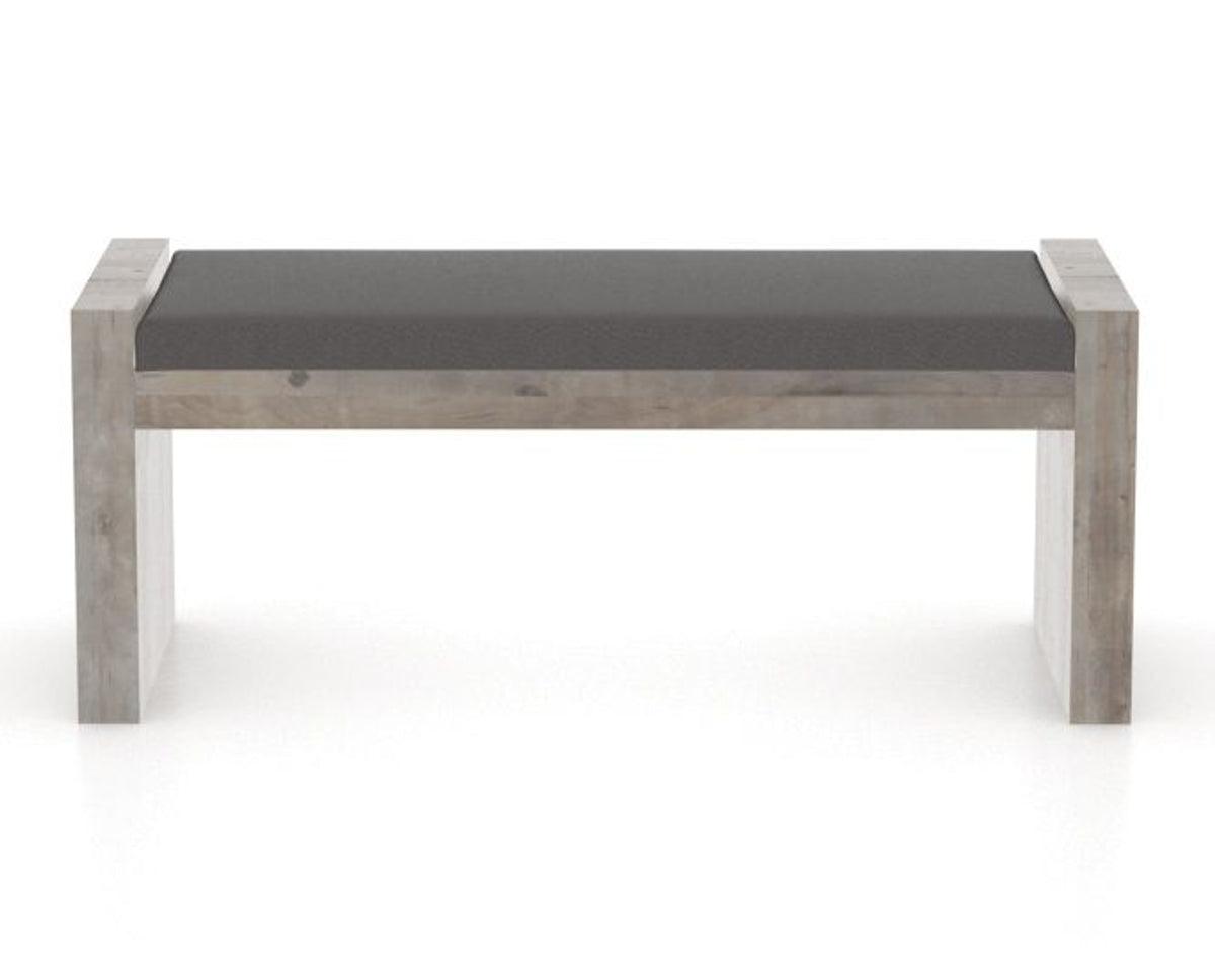 Canadel Loft Upholstered Bench 5073 in 46in Length, back view
