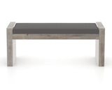 Canadel Loft Upholstered Bench 5073 in 46in Length, back view