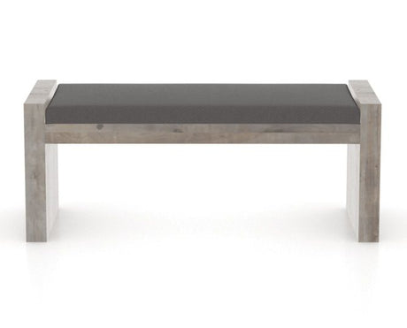Canadel Loft Upholstered Bench 5073 in 46in Length, back view