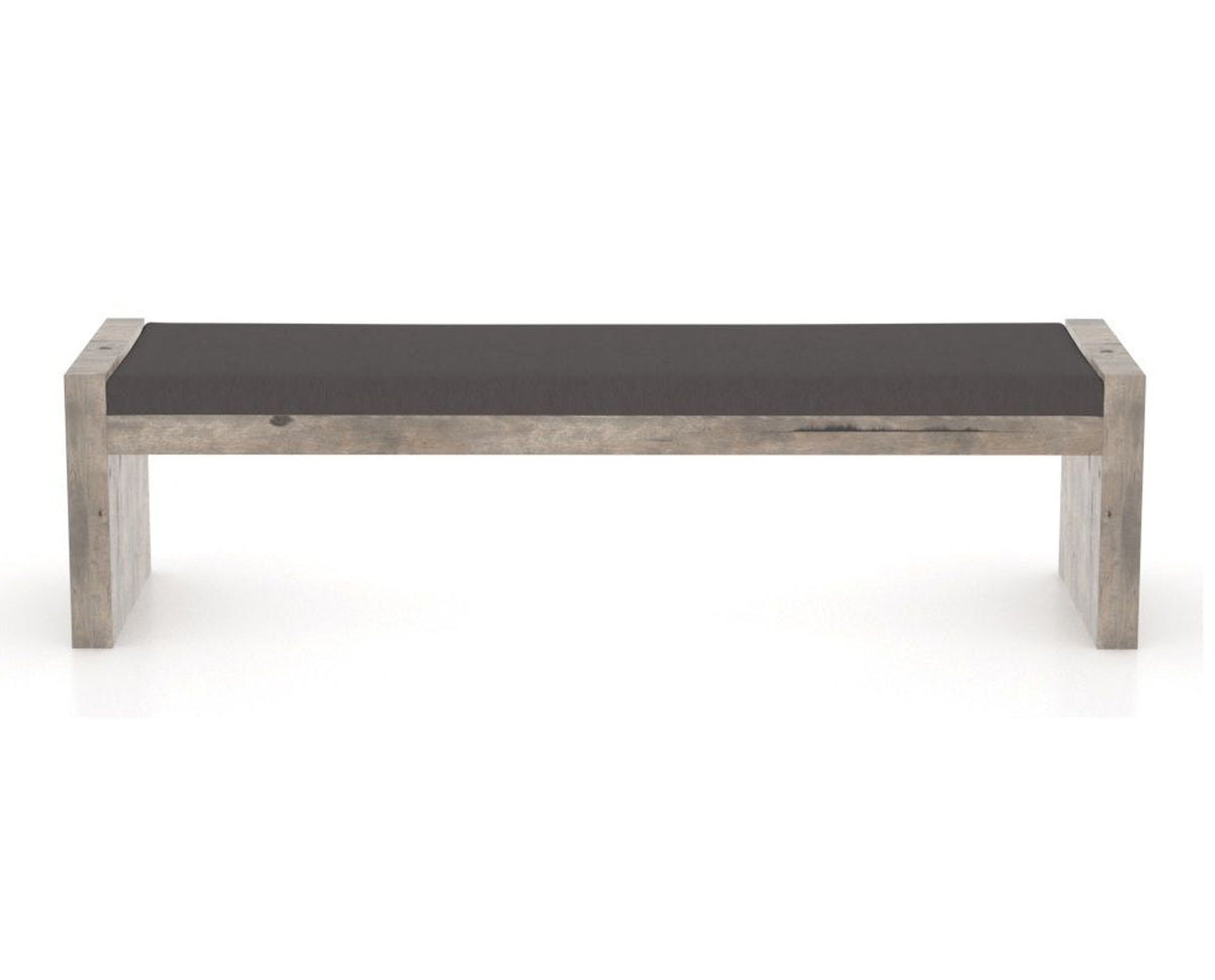Canadel Loft Upholstered Bench 5073 in 70in Length, back view