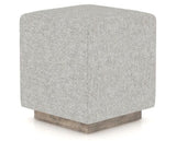Canadel Loft Upholstered Bench 5169 in 7C Fabric and 08 Shadow, three-quarter view