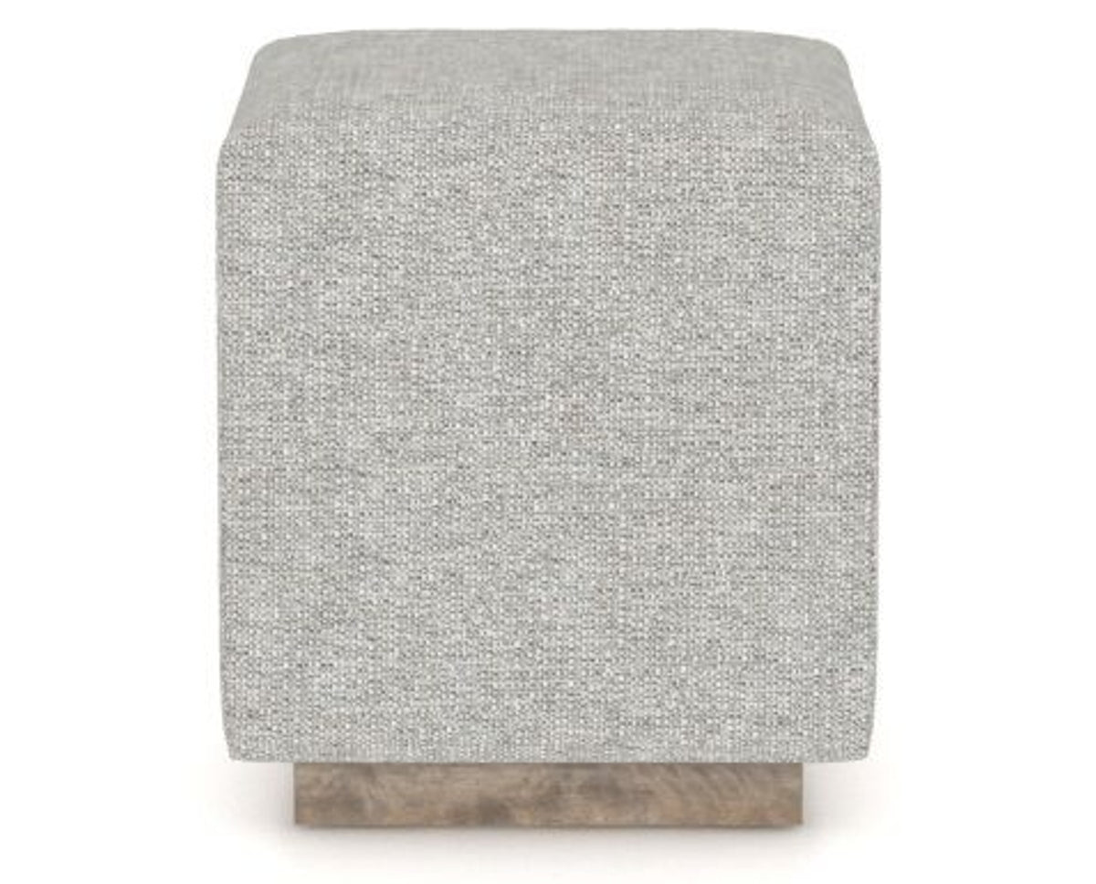 Canadel Loft Upholstered Bench 5169 in 7C Fabric and 08 Shadow, side view