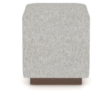 Canadel Loft Upholstered Bench 5169 in 7C Fabric and 19 Cognac Washed, front view