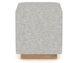 Canadel Loft Upholstered Bench 5169 in 7C Fabric and 20 Caramel Washed, side view