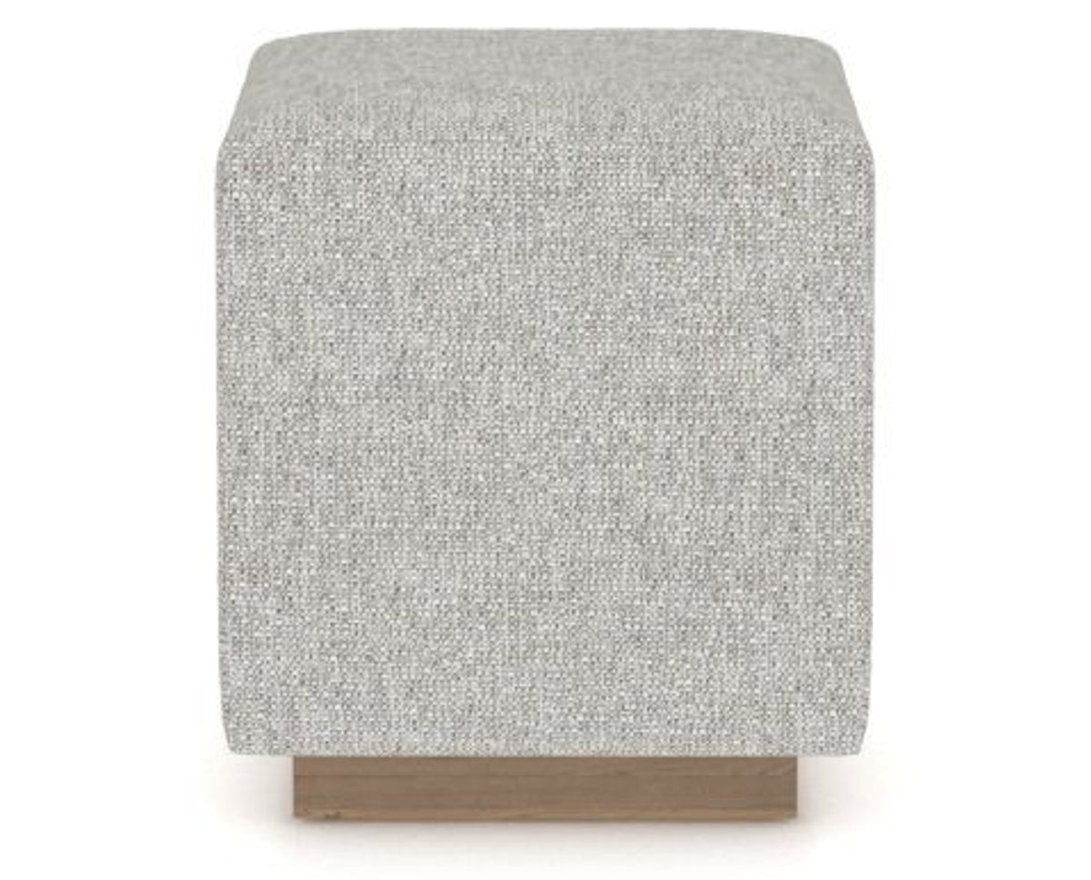 Canadel Loft Upholstered Bench 5169 in 7C Fabric and 25 Pecan Washed, front view