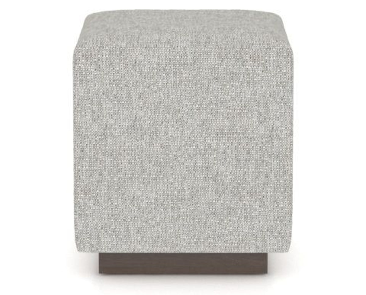Canadel Loft Upholstered Bench 5169 in 7C Fabric and 29 Hazelnut Washed, front view
